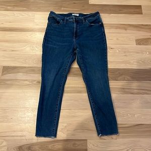 Madewell High Rise Skinny size 32